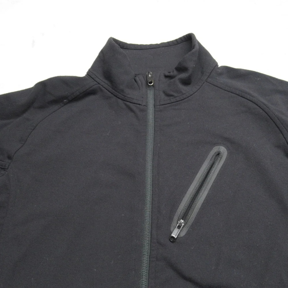 Lululemon Jacket Mens XL Black Pockets Full Zip Athletic Training Running Track‎